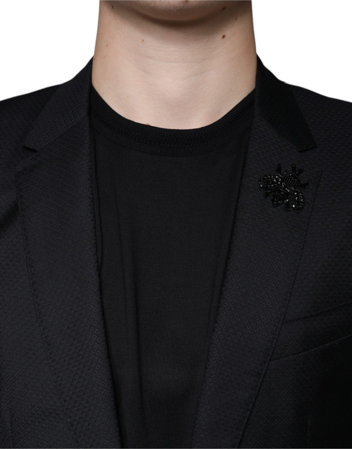 Black MARTINI Bee Single Breasted Blazer - The Luxe Alliance