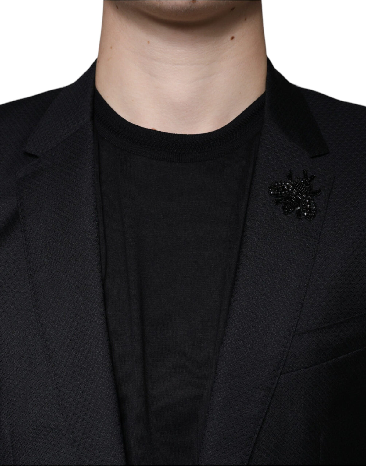 Dolce & Gabbana MARTINI Black Single Breasted Blazer
