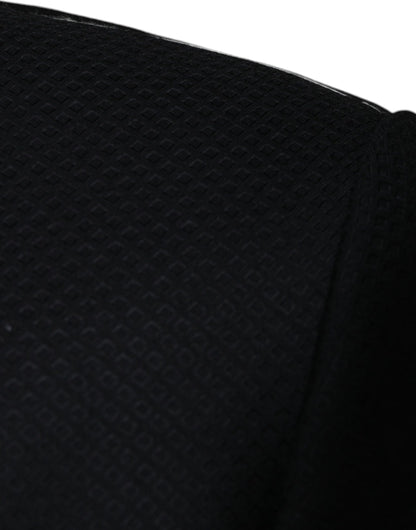Dolce & Gabbana MARTINI Black Single Breasted Blazer