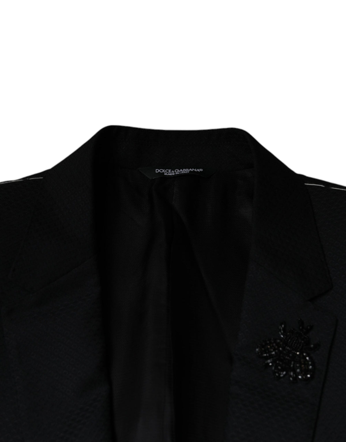 Dolce & Gabbana MARTINI Black Single Breasted Blazer
