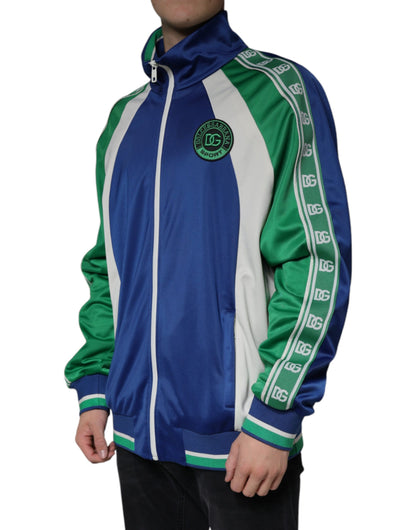  - Multicolor Polyester Full Zip Bomber Jacket