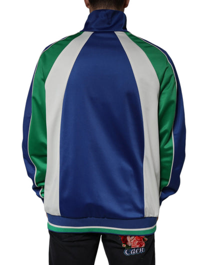  - Multicolor Polyester Full Zip Bomber Jacket