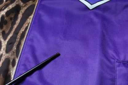  - Purple YEAR OF THE PIG Full Zip Bomber Jacket