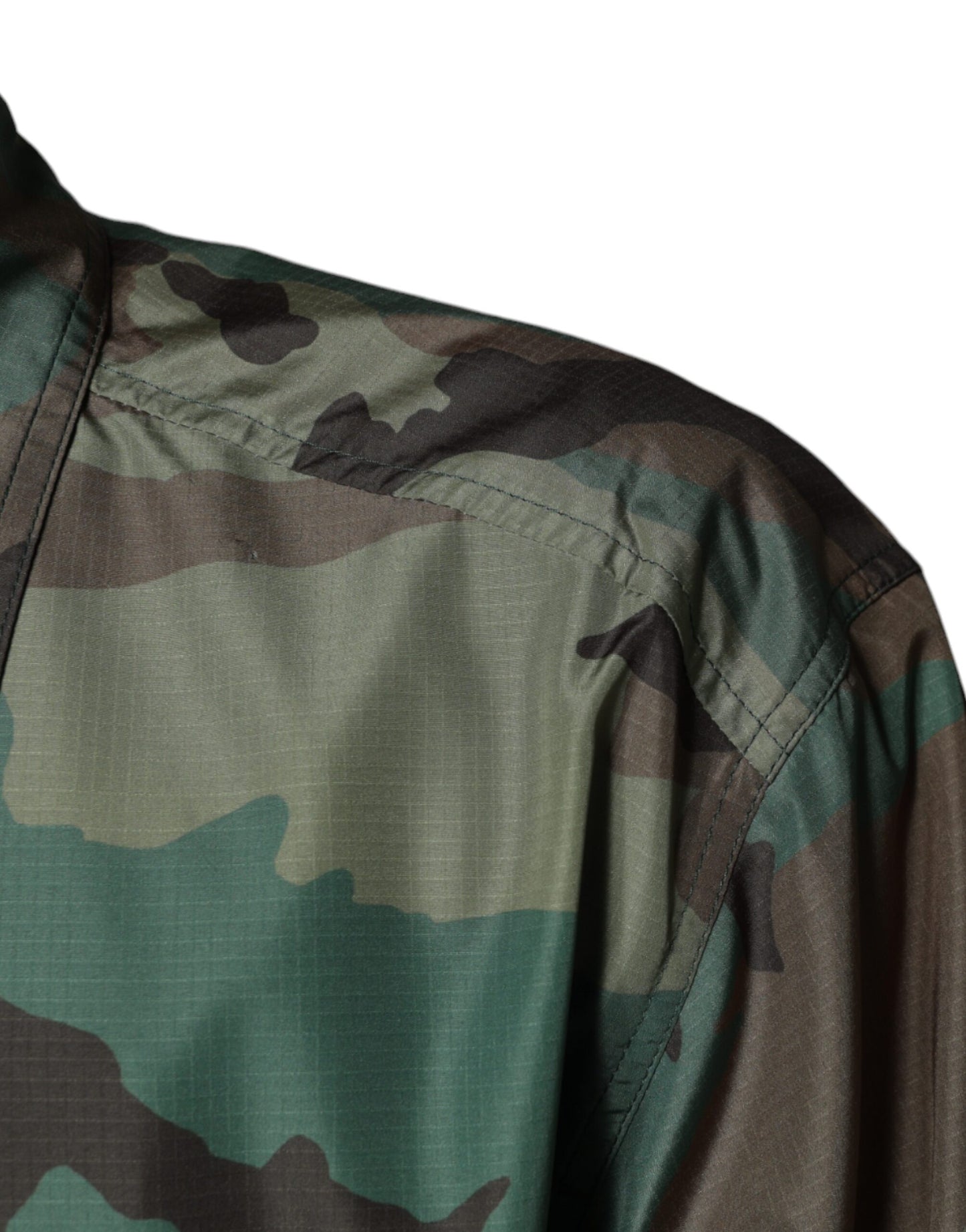  - Multicolor Camouflage Button Down Shirt