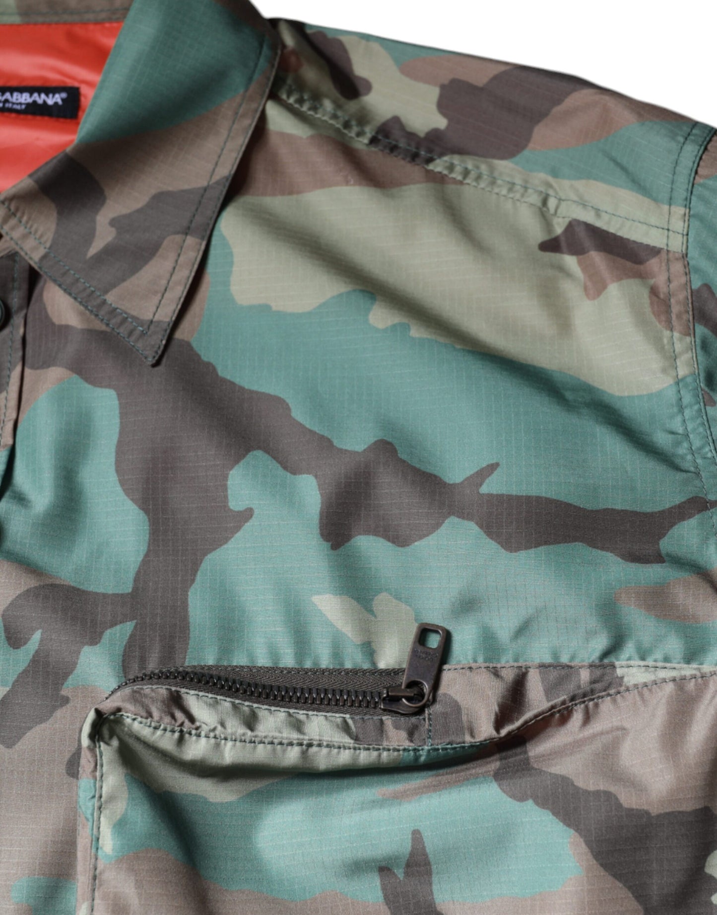  - Multicolor Camouflage Button Down Shirt