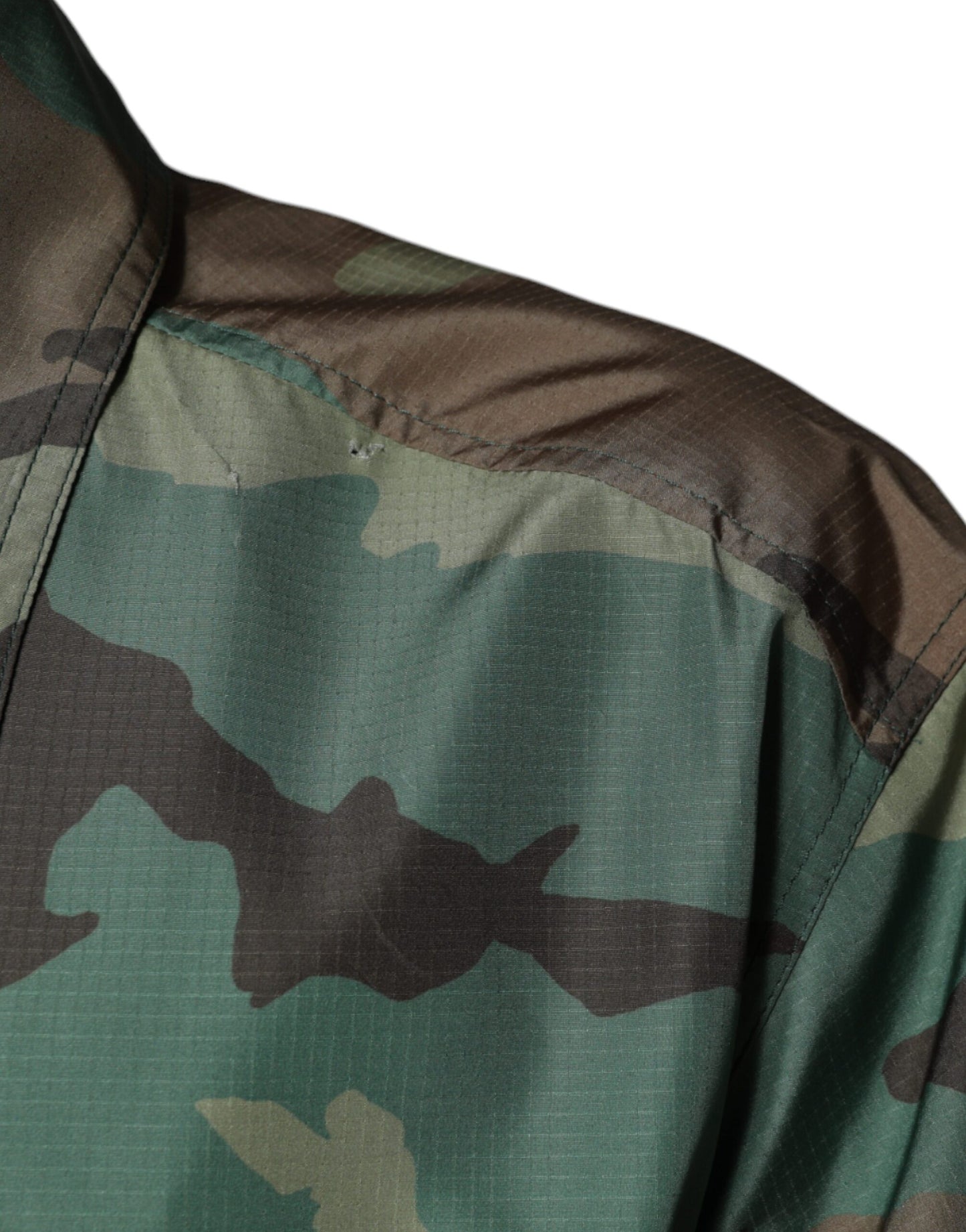  - Multicolor Camouflage Button Down Shirt