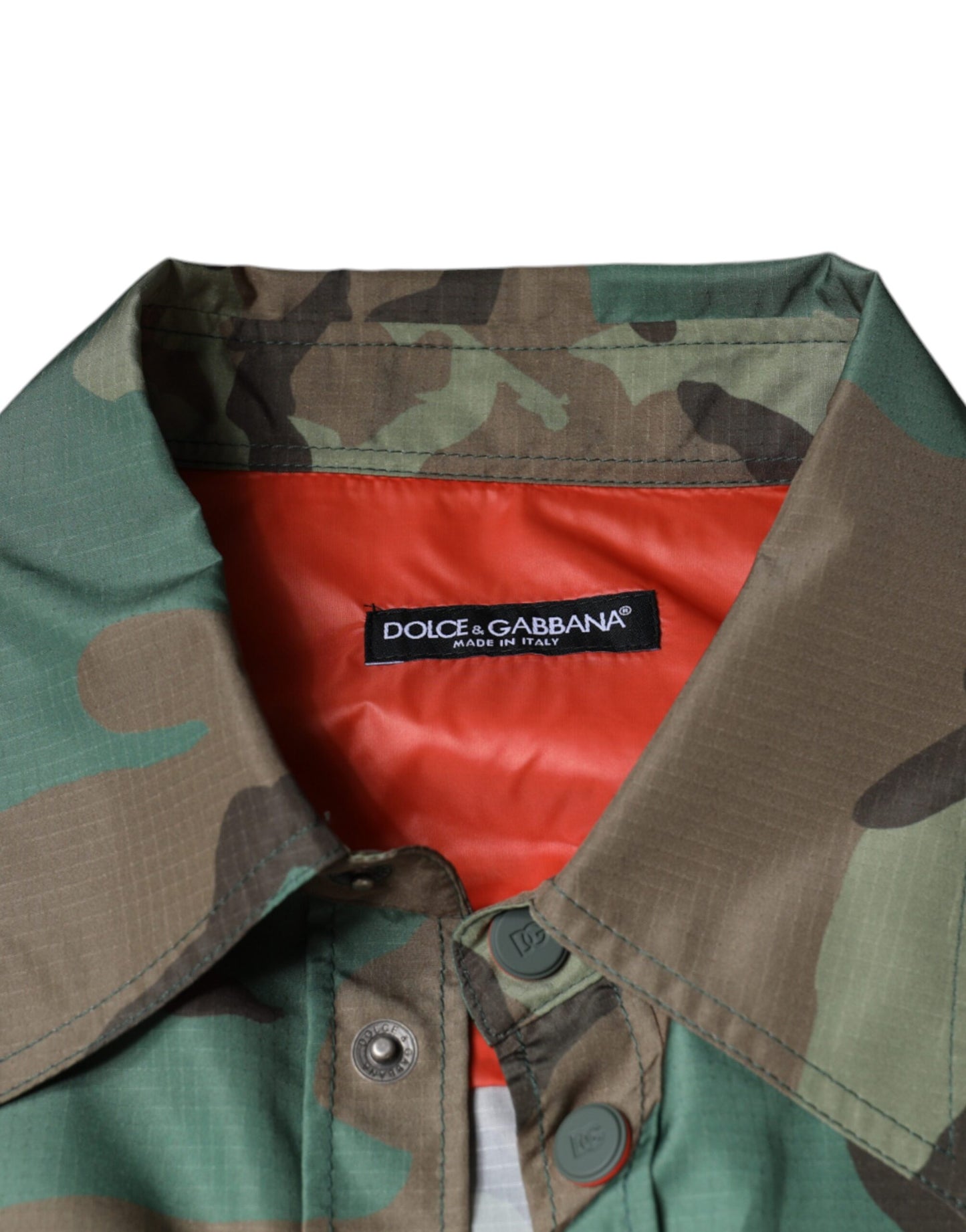 - Multicolor Camouflage Button Down Shirt