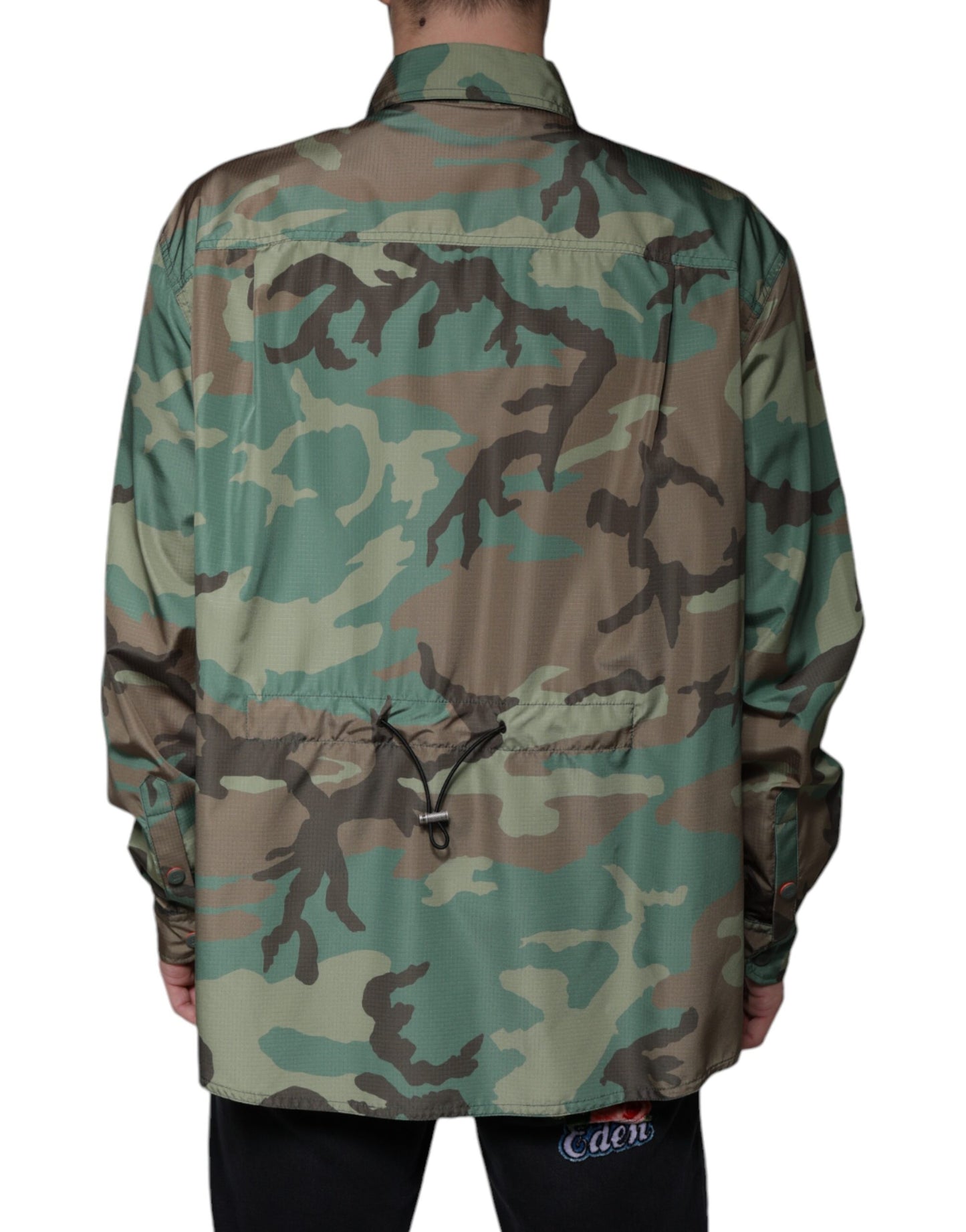  - Multicolor Camouflage Button Down Shirt