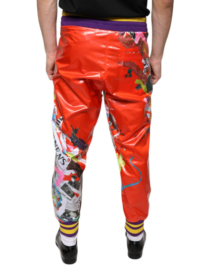  - Multicolor Printed Jogger Sweatpants Pants