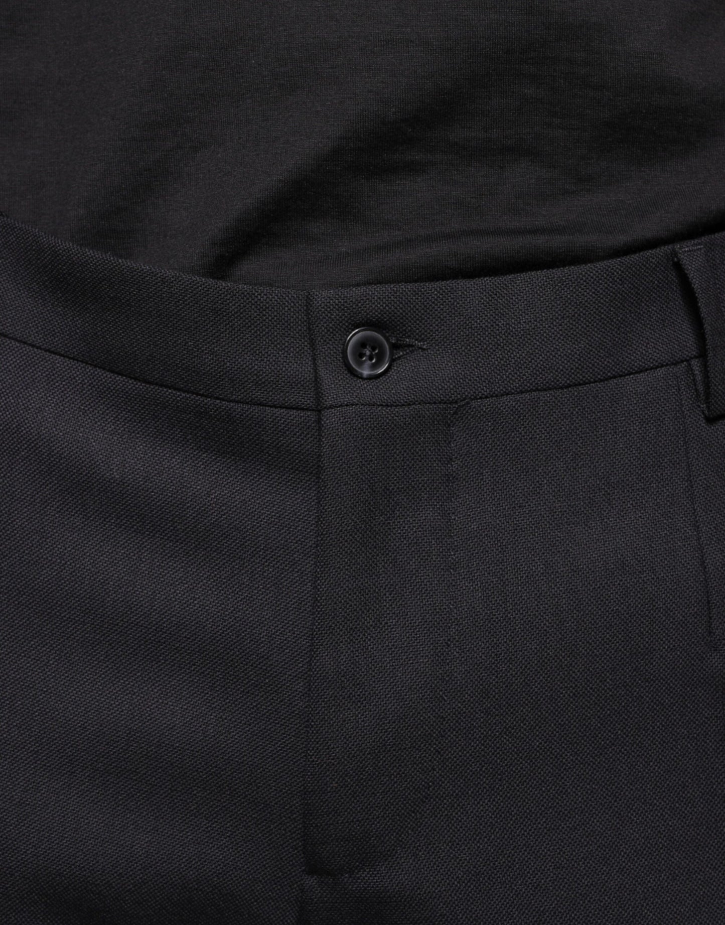  - Black Wool Skinny Dress Formal Pants