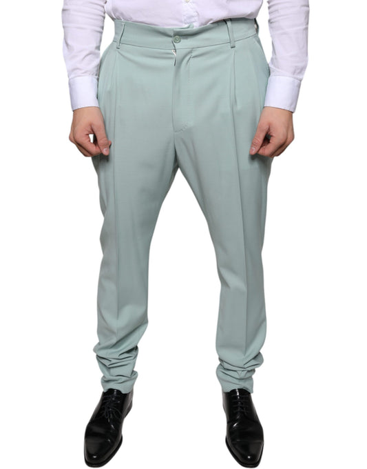  - Mint Green Cotton Dress Pants