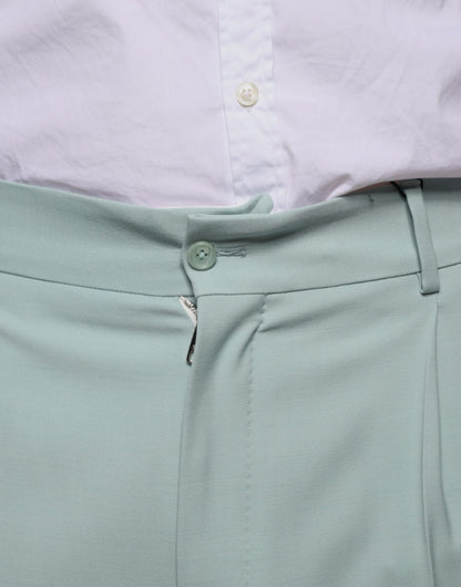  - Mint Green Cotton Dress Pants