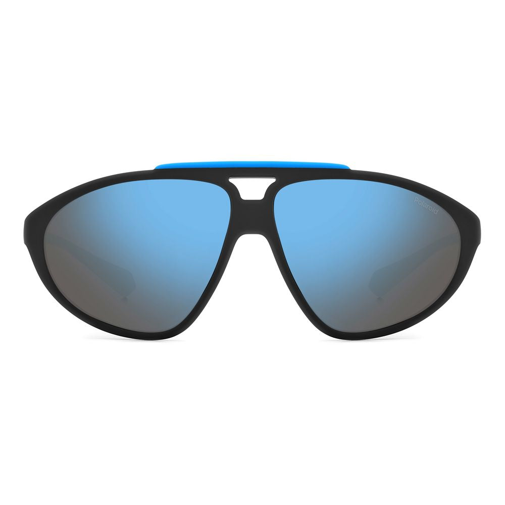 Polaroid Unisex Sunglasses – Black Rubber Frame with Polarized Lenses, 62mm