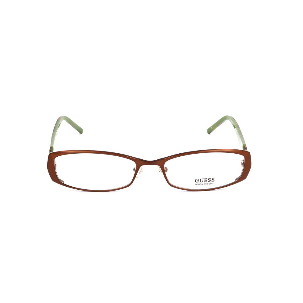 Guess Unisex Optical Glasses – Brown Square Frame, 53mm