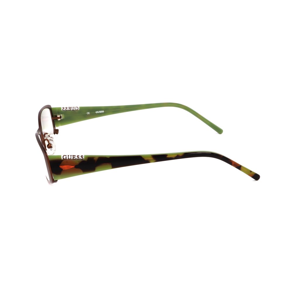 Guess Unisex Optical Glasses – Brown Square Frame, 53mm
