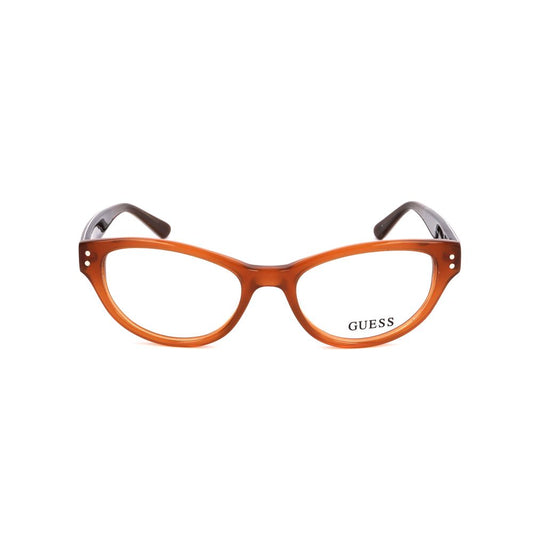 Guess Unisex Optical Glasses – Amber Square Frame, 51mm