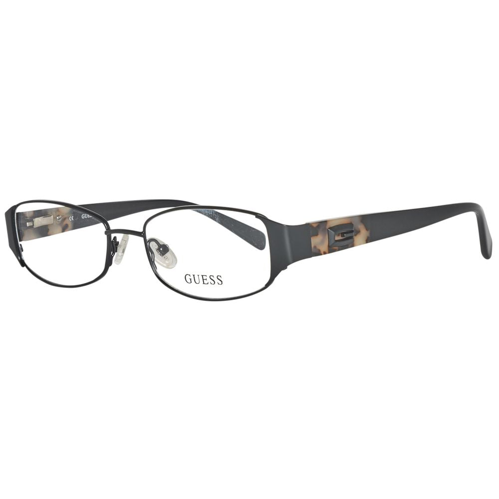 Guess Women's Black Metal Optical Glasses – Round Frame, 52mm