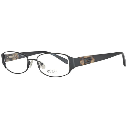 Guess Women's Black Metal Optical Glasses – Round Frame, 52mm