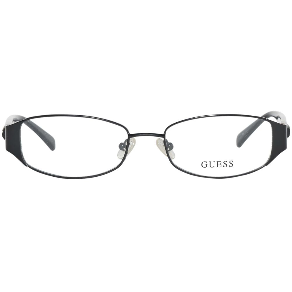 Guess Women's Black Metal Optical Glasses – Round Frame, 52mm