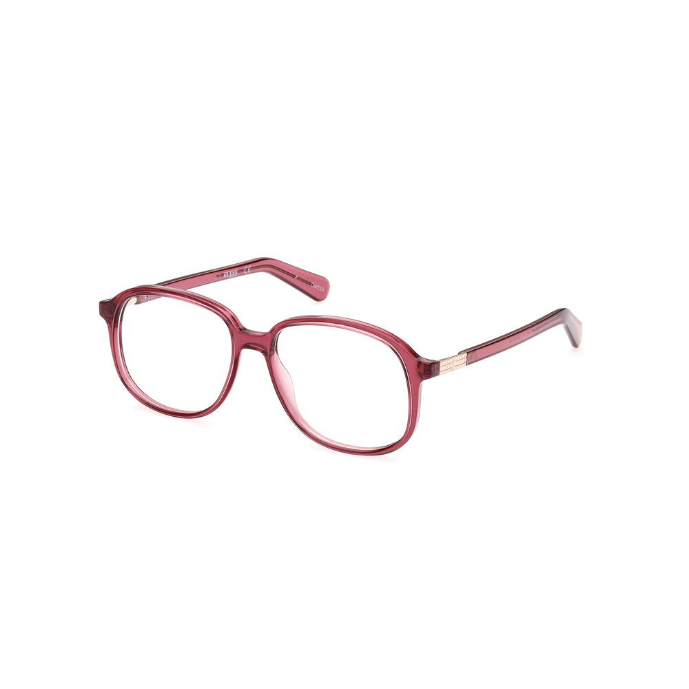 Guess Optical Glasses – Bordeaux Injected Square Frame, 53mm
