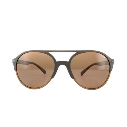 Police Unisex Sunglasses – Brown Injected Frame, 55mm Lenses