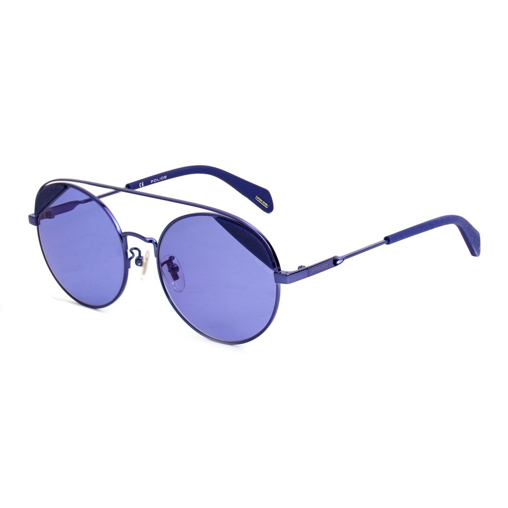 Police Women’s Sunglasses – Mirror Blue Metal Frame