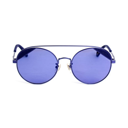 Police Women’s Sunglasses – Mirror Blue Metal Frame