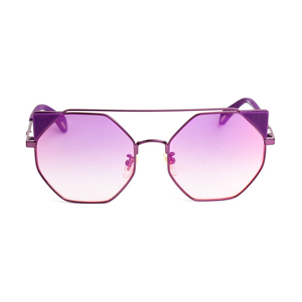 Police Women's Sunglasses – Rose Gradient Violet Metal Frame