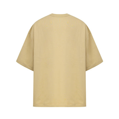  - Beige Cotton T-Shirt