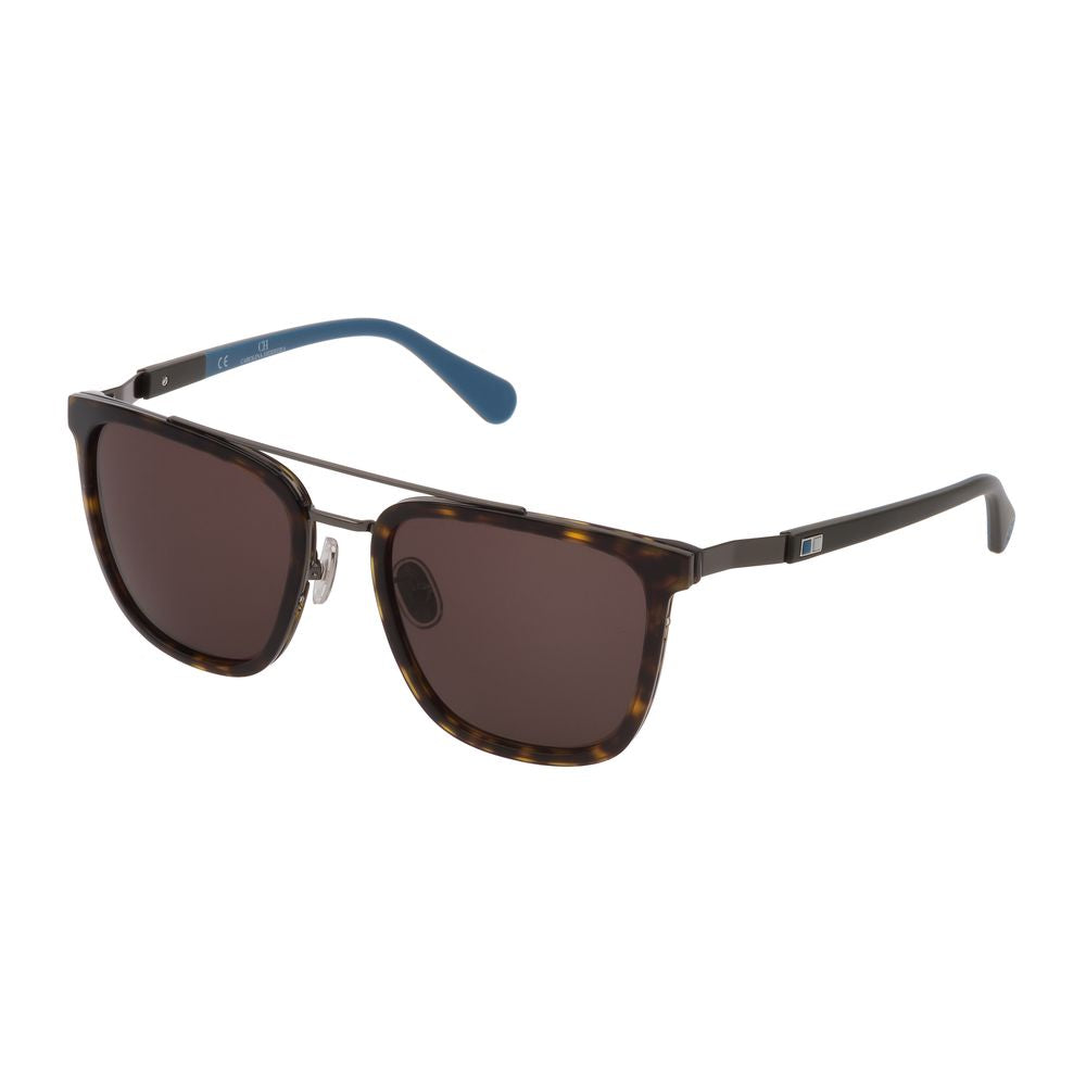  - Brown Acetate And Metal Sunglasses