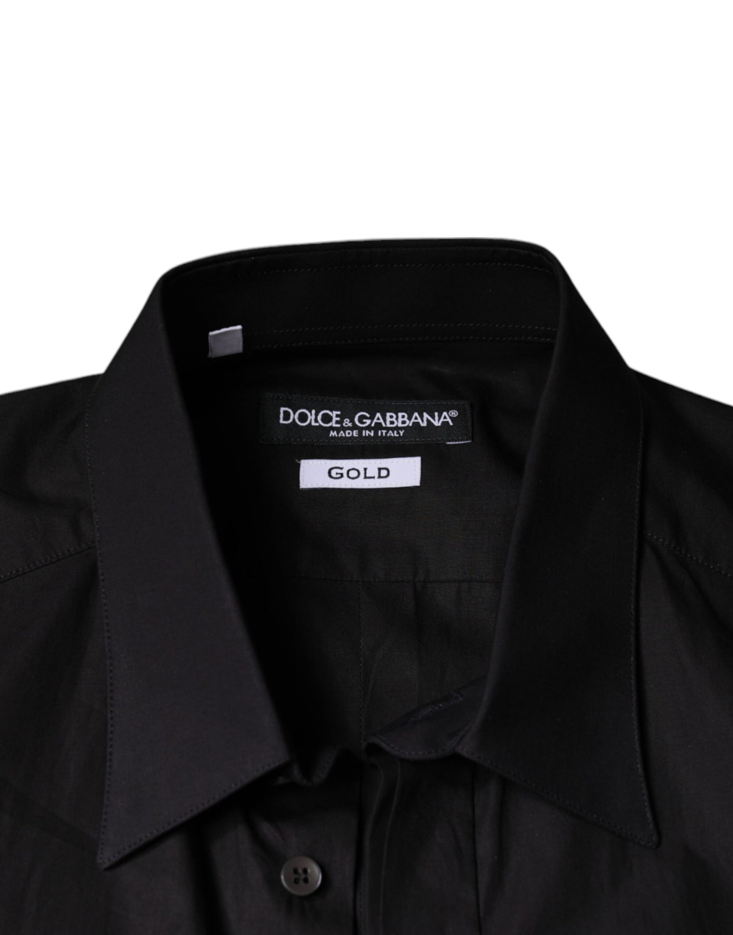  - Black King Crown Embroidered GOLD Dress Shirt