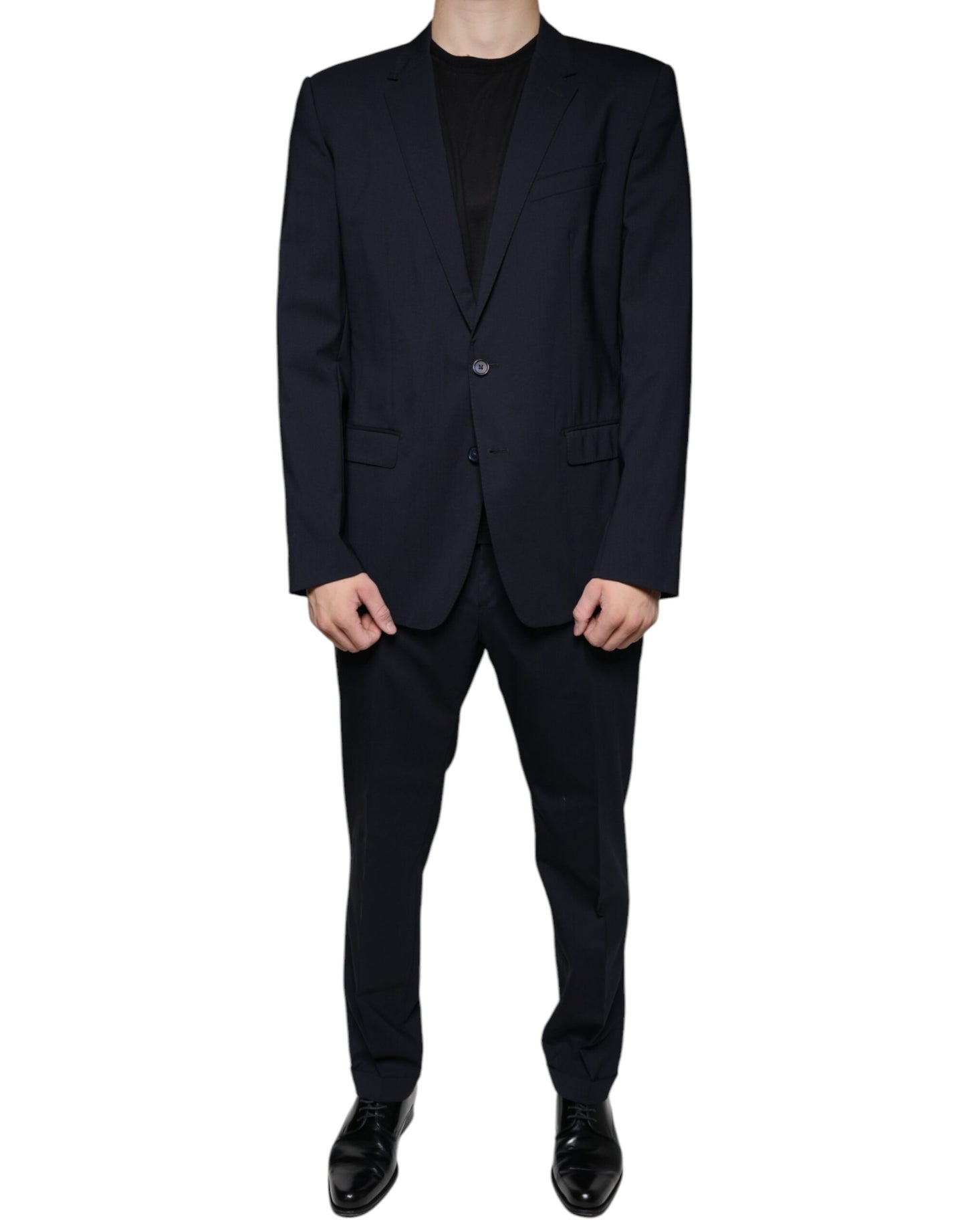  - Dark Blue Formal Tuxedo 2 Piece Suit