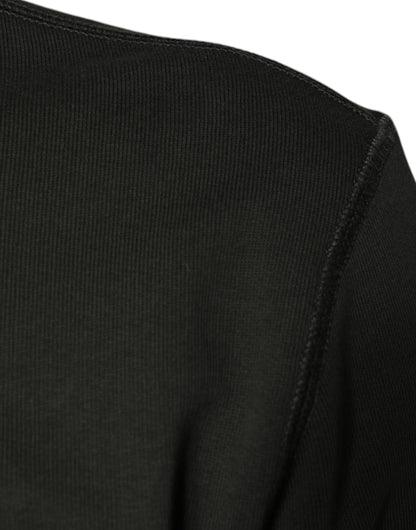  - Army Green DG Crown Crew Neck Pullover Sweater
