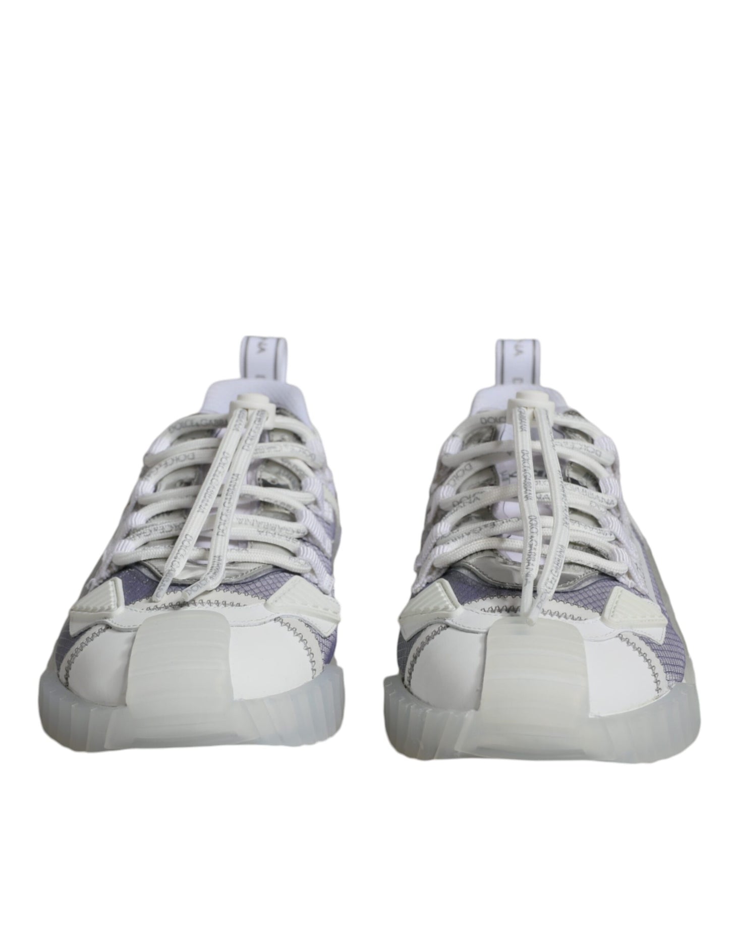 White Silver Low Top NS1 Sneakers Shoes - The Luxe Alliance