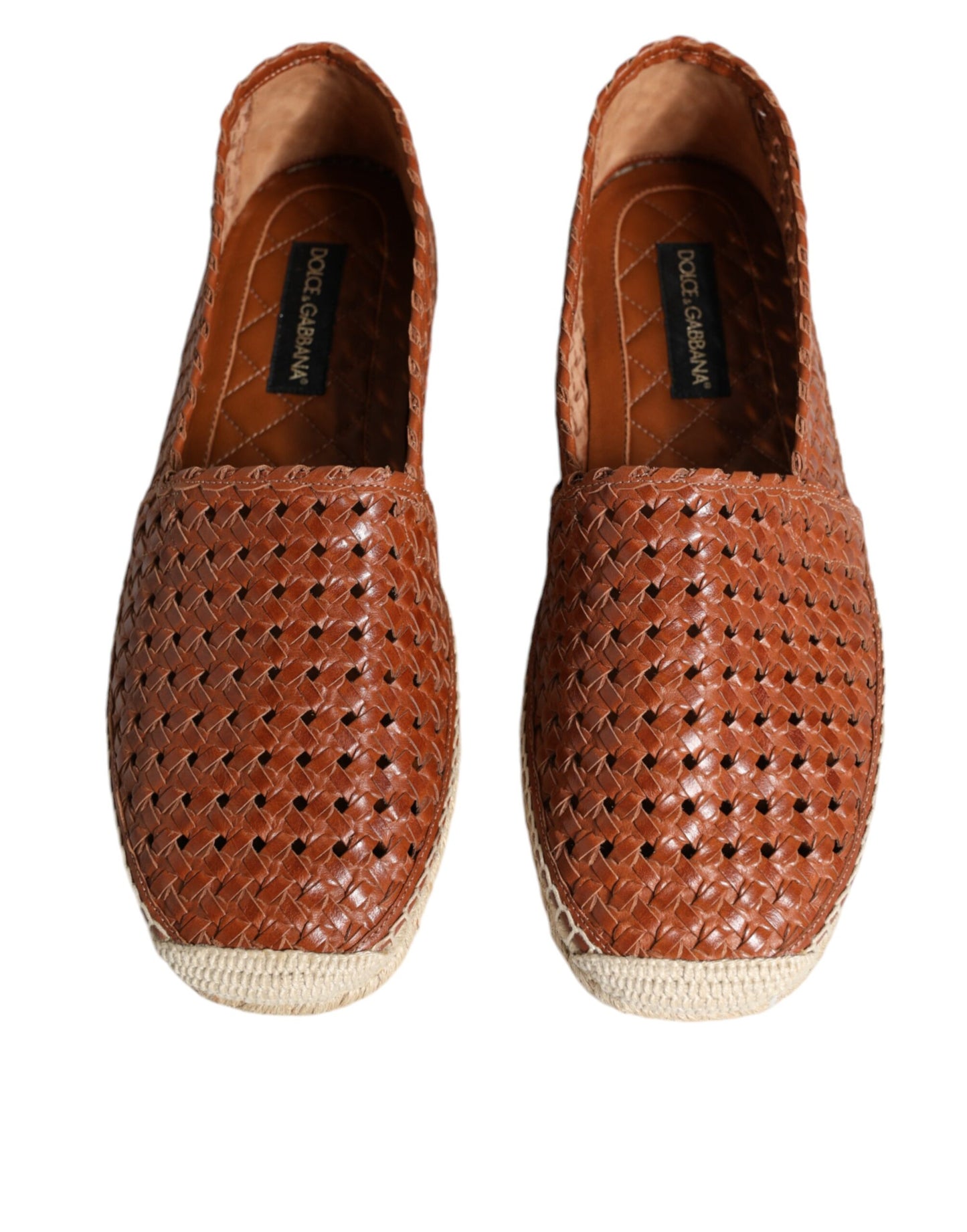 Maroon Woven Leather Men Espadrille Shoes - The Luxe Alliance