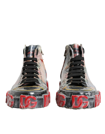 Multicolor Camouflage High Top Sneakers Shoes - The Luxe Alliance