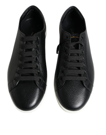 Black Low Top Men Saint Tropez Sneakers Shoes - The Luxe Alliance