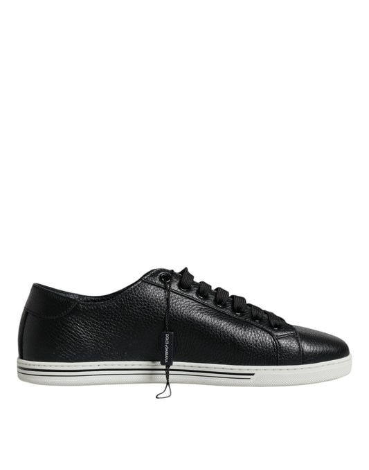 Black Low Top Men Saint Tropez Sneakers Shoes - The Luxe Alliance