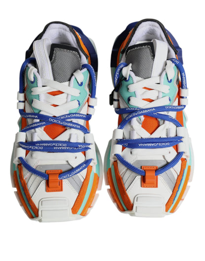 Multicolor Panelled Space Men Sneakers Shoes - The Luxe Alliance