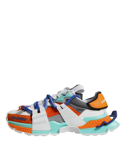 Multicolor Panelled Space Men Sneakers Shoes - The Luxe Alliance