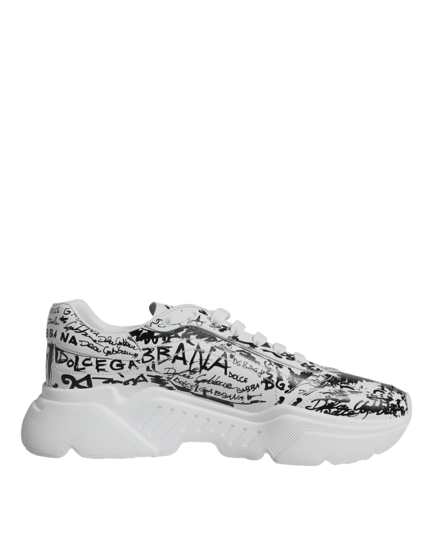 White Black Graffiti Daymaster Sneakers Shoes - The Luxe Alliance