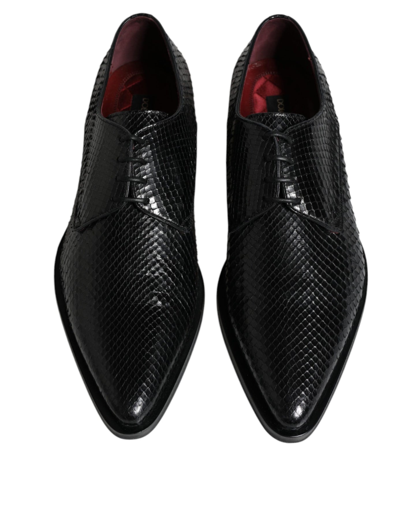 Black Leather Derby Formal Dress Shoes - The Luxe Alliance