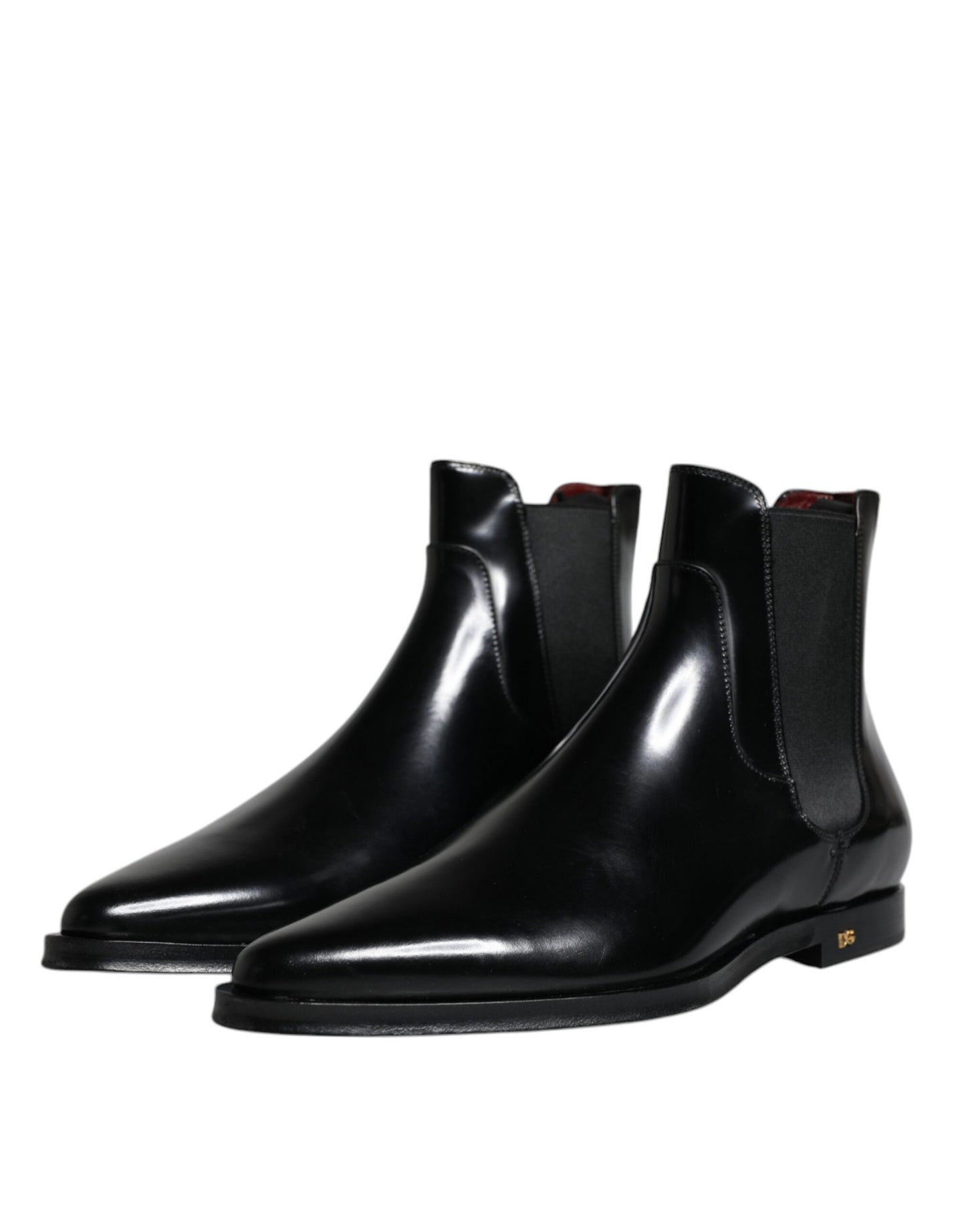 Black Leather Chelsea Men Ankle Boots Shoes - The Luxe Alliance