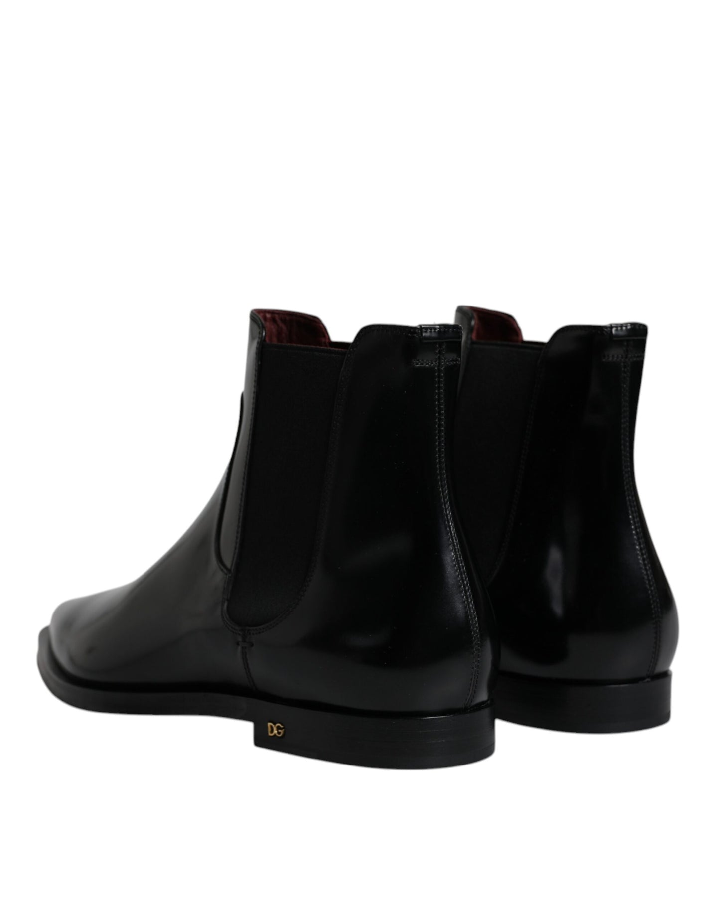 Black Leather Chelsea Men Ankle Boots Shoes - The Luxe Alliance