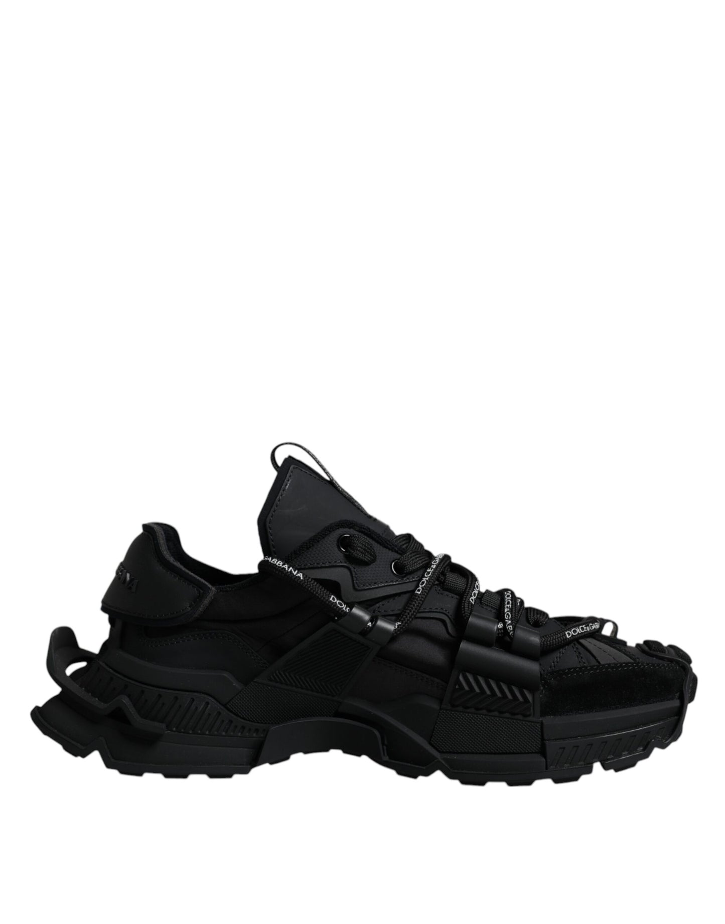  - Black Low Top Space Lace Up Sneakers Shoes