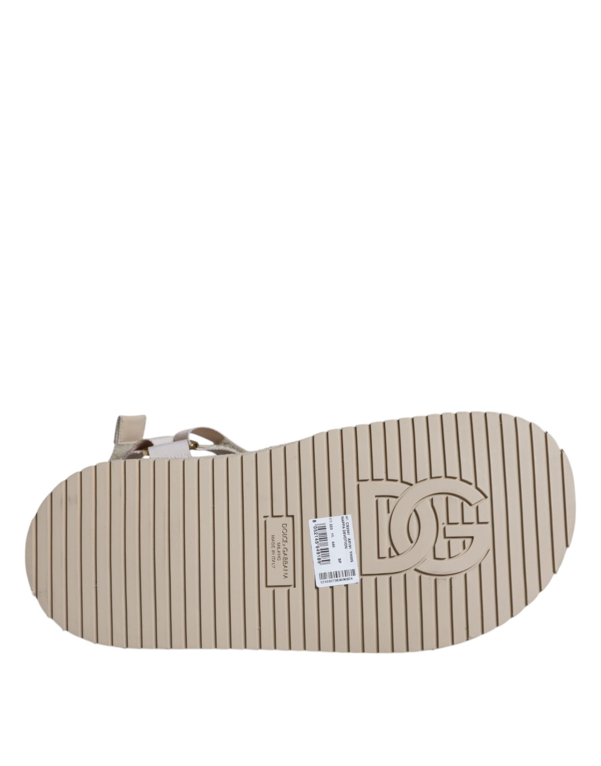 Men's Beige Devotion Strap Sandals