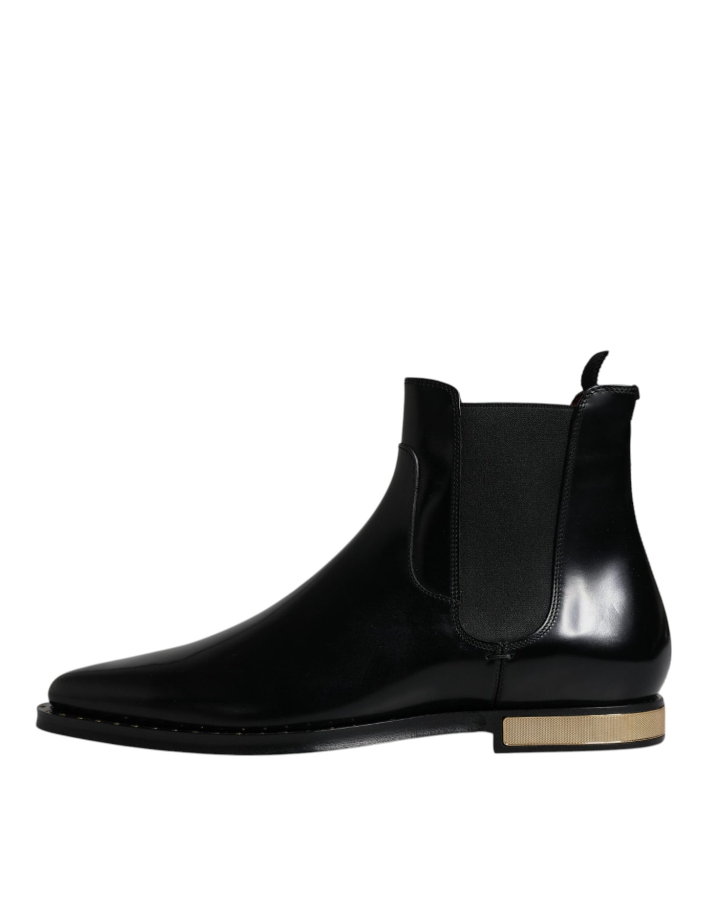  - Black Leather Chelsea Ankle Boots Shoes