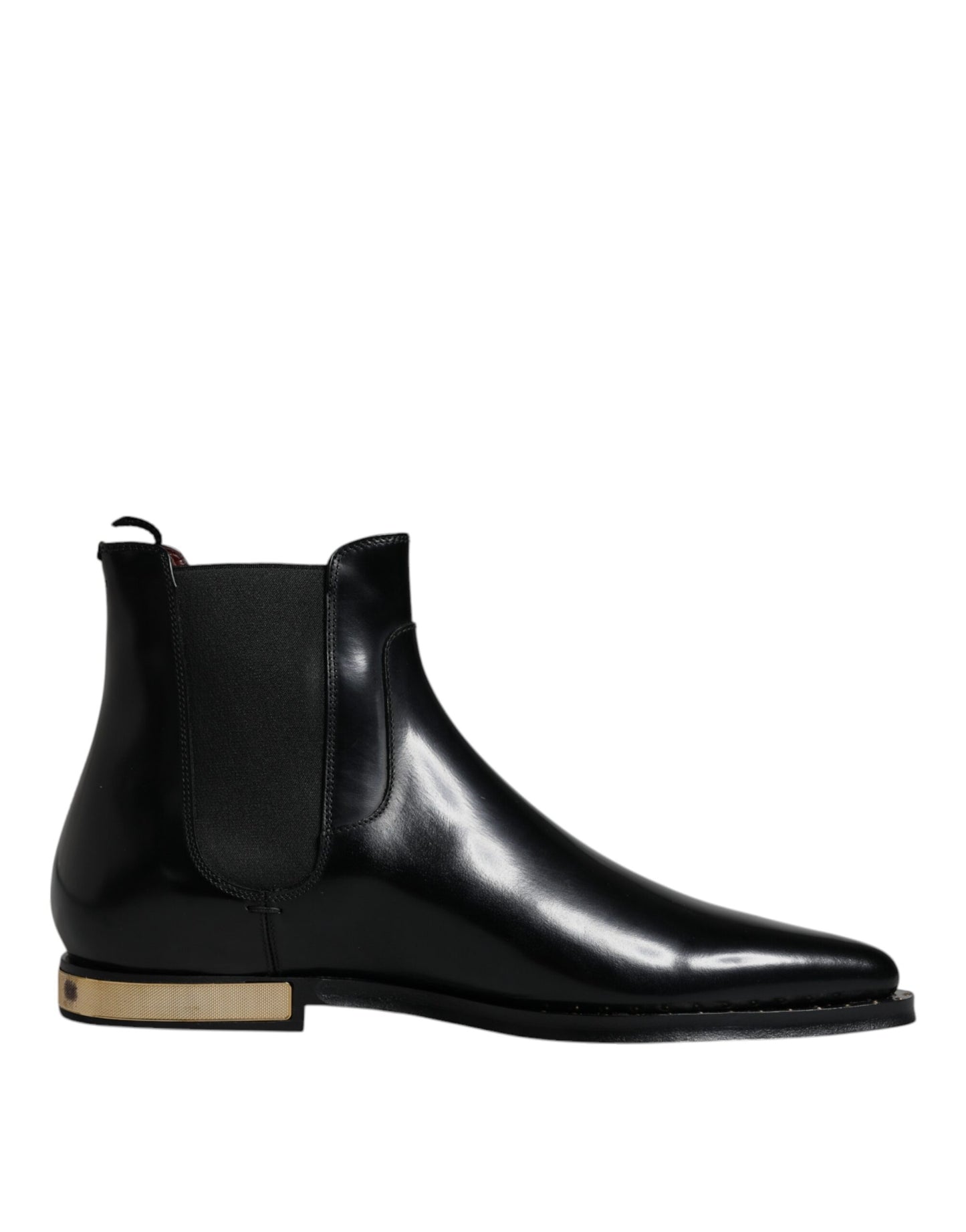  - Black Leather Chelsea Ankle Boots Shoes