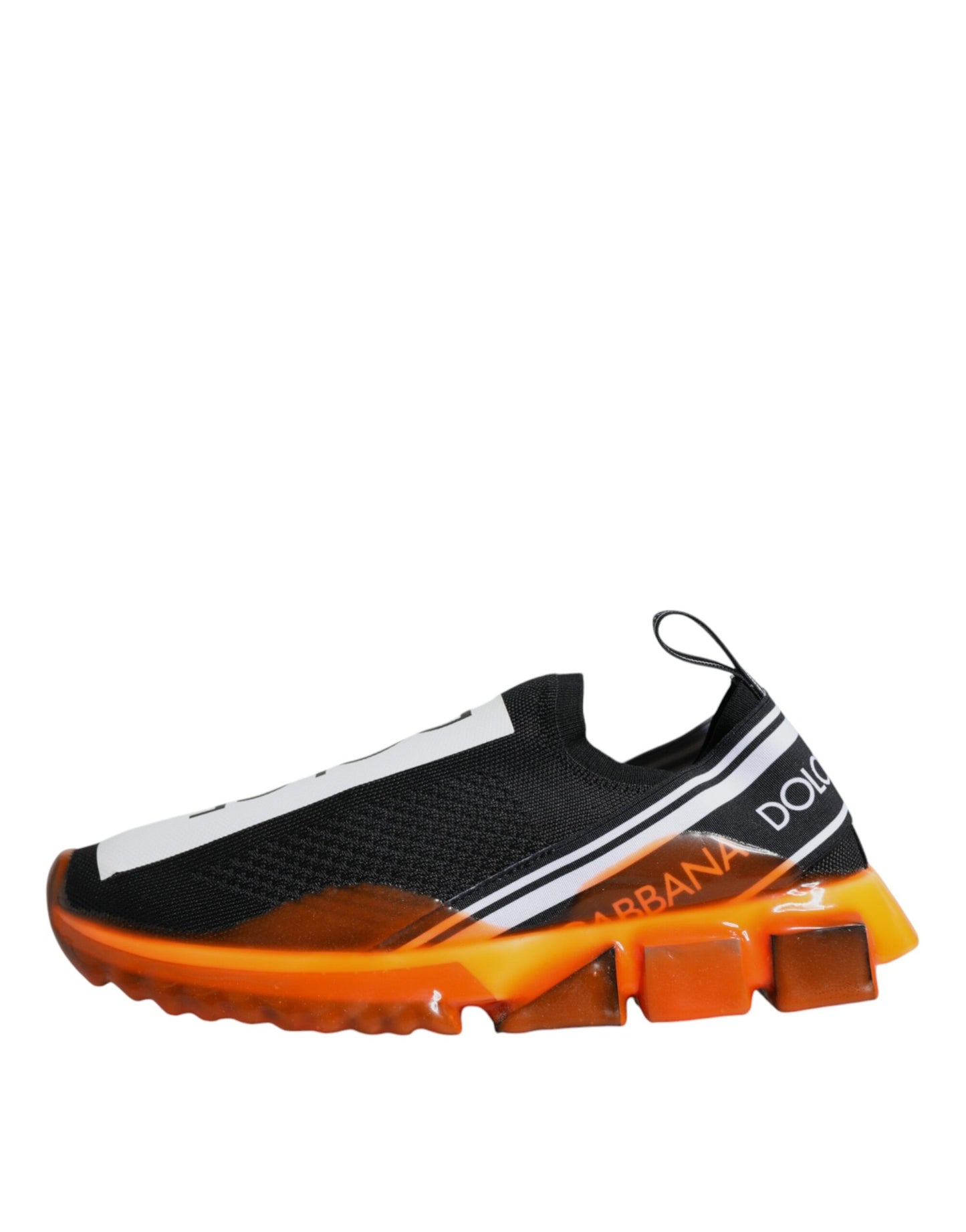  - Black Orange Sorrento Slip On Sneakers Shoes