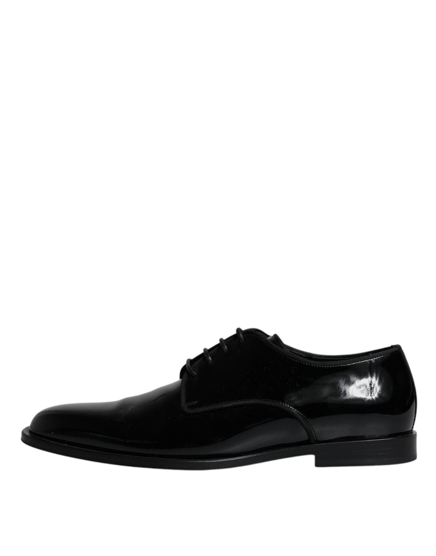  - Black Leather Lace Up Men Derby Formal Shoes